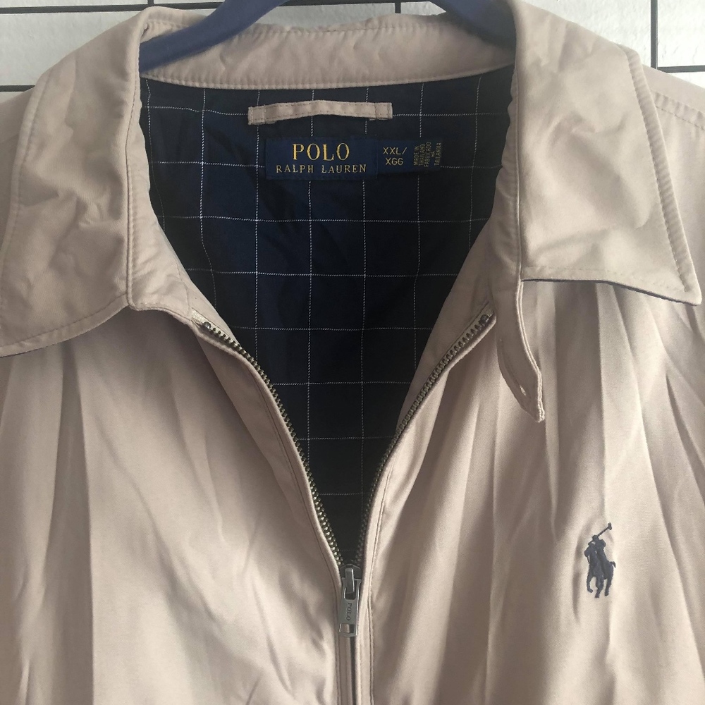 CLASSIC POLO Ralph Lauren WINDBREAKER , CREAM, XXL - Picture 2 of 6